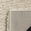 SAFAVIEH California Shag Collection Area Rug – 5’3′ x 7’6′, Beige, Non-Shedding & Easy to Clean, Ultra Plush Thick Pile, Ideal for Living Room, Bedroom, Dining Space (SG151-1313)(Ivory)