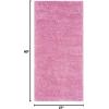 SAFAVIEH California Shag Collection Area Rug – 5’3′ x 7’6′, Beige, Non-Shedding & Easy to Clean, Ultra Plush Thick Pile, Ideal for Living Room, Bedroom, Dining Space (SG151-1313)(Pink)