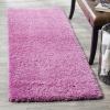 SAFAVIEH California Shag Collection Area Rug – 5’3′ x 7’6′, Beige, Non-Shedding & Easy to Clean, Ultra Plush Thick Pile, Ideal for Living Room, Bedroom, Dining Space (SG151-1313)(Pink)