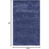 SAFAVIEH California Shag Collection Area Rug – 5’3′ x 7’6′, Beige, Non-Shedding & Easy to Clean, Ultra Plush Thick Pile, Ideal for Living Room, Bedroom, Dining Space (SG151-1313)(Periwinkle)