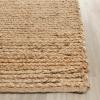 SAFAVIEH Cape Cod Collection Area Rug – 5′ x 8′, Natural, Handmade Braided Jute, Ideal for High Traffic Areas in Living Room, Bedroom (CAP355A)(Natural)