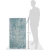 SAFAVIEH Evoke Collection Area Rug – 5’1″ x 7’6″, Blue & Ivory, Distressed Design, Non-Shedding & Easy to Clean, Ideal for Living Room, Bedroom, Dining Space (EVK256C)(Blue/Ivory)