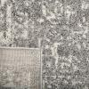SAFAVIEH Evoke Collection Area Rug – 5’1″ x 7’6″, Blue & Ivory, Distressed Design, Non-Shedding & Easy to Clean, Ideal for Living Room, Bedroom, Dining Space (EVK256C)(Grey/Ivory)