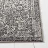 SAFAVIEH Evoke Collection Area Rug – 5’1″ x 7’6″, Blue & Ivory, Distressed Design, Non-Shedding & Easy to Clean, Ideal for Living Room, Bedroom, Dining Space (EVK256C)(Grey/Ivory)
