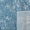 SAFAVIEH Evoke Collection Area Rug – 5’1″ x 7’6″, Blue & Ivory, Distressed Design, Non-Shedding & Easy to Clean, Ideal for Living Room, Bedroom, Dining Space (EVK256C)(Blue/Ivory)