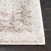 SAFAVIEH Evoke Collection Area Rug – 5’1″ x 7’6″, Blue & Ivory, Distressed Design, Non-Shedding & Easy to Clean, Ideal for Living Room, Bedroom, Dining Space (EVK256C)(Ivory/Taupe)