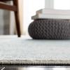 SAFAVIEH Evoke Collection Area Rug – 5’1″ x 7’6″, Blue & Ivory, Distressed Design, Non-Shedding & Easy to Clean, Ideal for Living Room, Bedroom, Dining Space (EVK256C)(Ivory/Aqua)