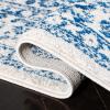 SAFAVIEH Evoke Collection Area Rug – 5’1″ x 7’6″, Blue & Ivory, Distressed Design, Non-Shedding & Easy to Clean, Ideal for Living Room, Bedroom, Dining Space (EVK256C)(Ivory/Navy)