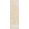 SAFAVIEH Evoke Collection Area Rug – 5’1″ x 7’6″, Blue & Ivory, Distressed Design, Non-Shedding & Easy to Clean, Ideal for Living Room, Bedroom, Dining Space (EVK256C)(Ivory/Gold)