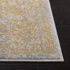SAFAVIEH Evoke Collection Area Rug – 5’1″ x 7’6″, Blue & Ivory, Distressed Design, Non-Shedding & Easy to Clean, Ideal for Living Room, Bedroom, Dining Space (EVK256C)(Ivory/Gold)