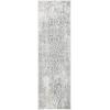 SAFAVIEH Evoke Collection Area Rug – 5’1″ x 7’6″, Blue & Ivory, Distressed Design, Non-Shedding & Easy to Clean, Ideal for Living Room, Bedroom, Dining Space (EVK256C)(Ivory/Grey)
