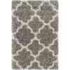 SAFAVIEH Hudson Shag Collection Area Rug – 5’3″ x 7’6″, Grey & Ivory, Moroccan Trellis Design, Non-Shedding & Easy Care, 2-inch Thick Ideal for High Traffic Areas in Living Room, Bedroom (SGH282B)(Grey/Ivory)