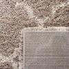 SAFAVIEH Hudson Shag Collection Area Rug – 5’3″ x 7’6″, Grey & Ivory, Moroccan Trellis Design, Non-Shedding & Easy Care, 2-inch Thick Ideal for High Traffic Areas in Living Room, Bedroom (SGH282B)(Beige/Ivory)