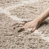 SAFAVIEH Hudson Shag Collection Area Rug – 5’3″ x 7’6″, Ivory & Grey, Modern Trellis Design, Non-Shedding & Easy Care, 2-inch Thick Ideal for High Traffic Areas in Living Room, Bedroom (SGH281A)(Beige/Ivory)