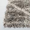 SAFAVIEH Hudson Shag Collection Area Rug – 5’3″ x 7’6″, Ivory & Grey, Modern Trellis Design, Non-Shedding & Easy Care, 2-inch Thick Ideal for High Traffic Areas in Living Room, Bedroom (SGH281A)(Distressed Grey/Ivory)