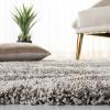 SAFAVIEH Hudson Shag Collection Area Rug – 5’3″ x 7’6″, Ivory & Grey, Modern Trellis Design, Non-Shedding & Easy Care, 2-inch Thick Ideal for High Traffic Areas in Living Room, Bedroom (SGH281A)(Distressed Grey/Ivory)