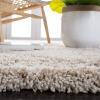 SAFAVIEH Hudson Shag Collection Area Rug – 5’3″ x 7’6″, Ivory & Grey, Modern Trellis Design, Non-Shedding & Easy Care, 2-inch Thick Ideal for High Traffic Areas in Living Room, Bedroom (SGH281A)(Multi Ivory/Beige)