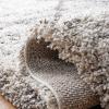 SAFAVIEH Hudson Shag Collection Area Rug – 5’3″ x 7’6″, Ivory & Grey, Modern Trellis Design, Non-Shedding & Easy Care, 2-inch Thick Ideal for High Traffic Areas in Living Room, Bedroom (SGH281A)(Grey/Beige)