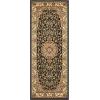 SAFAVIEH Lyndhurst Collection Area Rug – 8′ x 11′, Black & Ivory, Traditional Oriental Design, Non-Shedding & Easy Care, Ideal for High Traffic Areas in Living Room, Bedroom (LNH329A)(Black/Ivory)