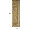 SAFAVIEH Lyndhurst Collection Area Rug – 8′ x 11′, Black & Ivory, Traditional Oriental Design, Non-Shedding & Easy Care, Ideal for High Traffic Areas in Living Room, Bedroom (LNH329A)(Sage/Ivory)