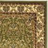 SAFAVIEH Lyndhurst Collection Area Rug – 8′ x 11′, Black & Ivory, Traditional Oriental Design, Non-Shedding & Easy Care, Ideal for High Traffic Areas in Living Room, Bedroom (LNH329A)(Sage/Ivory)