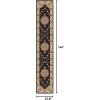 SAFAVIEH Lyndhurst Collection Area Rug – 8′ x 11′, Black & Ivory, Traditional Oriental Design, Non-Shedding & Easy Care, Ideal for High Traffic Areas in Living Room, Bedroom (LNH329A)(Black/Ivory)