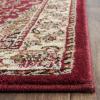 SAFAVIEH Lyndhurst Collection Area Rug – 8′ x 11′, Black & Ivory, Traditional Oriental Design, Non-Shedding & Easy Care, Ideal for High Traffic Areas in Living Room, Bedroom (LNH329A)(Red/Ivory)
