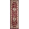 SAFAVIEH Lyndhurst Collection Area Rug – 8′ x 11′, Black & Ivory, Traditional Oriental Design, Non-Shedding & Easy Care, Ideal for High Traffic Areas in Living Room, Bedroom (LNH329A)(Red/Ivory)