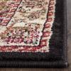 SAFAVIEH Lyndhurst Collection Area Rug – 8′ x 11′, Black & Ivory, Traditional Oriental Design, Non-Shedding & Easy Care, Ideal for High Traffic Areas in Living Room, Bedroom (LNH329A)(Black/Ivory)