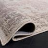 SAFAVIEH Madison Collection Area Rug – 6’7″ Square, Cream & Blue, Boho Chic Distressed Medallion Design, Non-Shedding & Easy to Clean, Ideal for Living Room, Bedroom, Dining Space (MAD473B)(Ivory/Beige Grey)