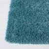 SAFAVIEH Milan Shag Collection Area Rug – 5’1″ x 8′, Aqua Blue, Solid Design, Non-Shedding & Easy to Clean, Plush Thick Pile, Ideal for Living Room, Bedroom (SG180-6060)(Aqua Blue)