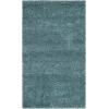 SAFAVIEH Milan Shag Collection Area Rug – 5’1″ x 8′, Aqua Blue, Solid Design, Non-Shedding & Easy to Clean, Plush Thick Pile, Ideal for Living Room, Bedroom (SG180-6060)(Aqua)