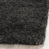 SAFAVIEH Milan Shag Collection Area Rug – 5’1″ x 8′, Aqua Blue, Solid Design, Non-Shedding & Easy to Clean, Plush Thick Pile, Ideal for Living Room, Bedroom (SG180-6060)(Dark Grey)