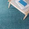 SAFAVIEH Milan Shag Collection Area Rug – 5’1″ x 8′, Aqua Blue, Solid Design, Non-Shedding & Easy to Clean, Plush Thick Pile, Ideal for Living Room, Bedroom (SG180-6060)(Aqua Blue)