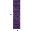 SAFAVIEH Milan Shag Collection Area Rug – 5’1″ x 8′, Aqua Blue, Solid Design, Non-Shedding & Easy to Clean, Plush Thick Pile, Ideal for Living Room, Bedroom (SG180-6060)(Purple)