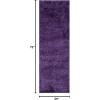 SAFAVIEH Milan Shag Collection Area Rug – 5’1″ x 8′, Aqua Blue, Solid Design, Non-Shedding & Easy to Clean, Plush Thick Pile, Ideal for Living Room, Bedroom (SG180-6060)(Purple)
