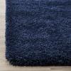 SAFAVIEH Milan Shag Collection Area Rug – 5’1″ x 8′, Aqua Blue, Solid Design, Non-Shedding & Easy to Clean, Plush Thick Pile, Ideal for Living Room, Bedroom (SG180-6060)(Navy)