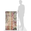 SAFAVIEH Monaco Collection Area Rug – 5’1″ x 7’7″, Multi, Boho Chic Tribal Distressed Design, Non-Shedding & Easy Care, Ideal for High Traffic Areas in Living Room, Bedroom (MNC222F)(Multi Color)