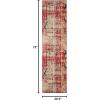 SAFAVIEH Monaco Collection Area Rug – 5’1″ x 7’7″, Multi, Boho Chic Tribal Distressed Design, Non-Shedding & Easy Care, Ideal for High Traffic Areas in Living Room, Bedroom (MNC222F)(Magenta/Multi)