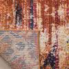 SAFAVIEH Monaco Collection Area Rug – 5’1″ x 7’7″, Multi, Boho Chic Tribal Distressed Design, Non-Shedding & Easy Care, Ideal for High Traffic Areas in Living Room, Bedroom (MNC222F)(Orange/Multi)