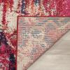SAFAVIEH Monaco Collection Area Rug – 5’1″ x 7’7″, Multi, Boho Chic Tribal Distressed Design, Non-Shedding & Easy Care, Ideal for High Traffic Areas in Living Room, Bedroom (MNC222F)(Magenta/Multi)