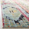 SAFAVIEH Monaco Collection Area Rug – 5’1″ x 7’7″, Multi, Boho Chic Tribal Distressed Design, Non-Shedding & Easy Care, Ideal for High Traffic Areas in Living Room, Bedroom (MNC222F)(Multi Color)