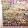 SAFAVIEH Monaco Collection Area Rug – 8′ x 10′, Pink & Multi, Boho Chic Abstract Watercolor Design, Non-Shedding & Easy Care, Ideal for High Traffic Areas in Living Room, Bedroom (MNC225D)(Pink/Multi)