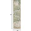 SAFAVIEH Monaco Collection Area Rug – 8′ x 10′, Pink & Multi, Boho Chic Abstract Watercolor Design, Non-Shedding & Easy Care, Ideal for High Traffic Areas in Living Room, Bedroom (MNC225D)(Sage/Rust)
