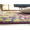 SAFAVIEH Monaco Collection Area Rug – 8′ x 10′, Pink & Multi, Boho Chic Abstract Watercolor Design, Non-Shedding & Easy Care, Ideal for High Traffic Areas in Living Room, Bedroom (MNC225D)(Pink/Multi)