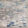 SAFAVIEH Monaco Collection Area Rug – 8′ x 10′, Pink & Multi, Boho Chic Abstract Watercolor Design, Non-Shedding & Easy Care, Ideal for High Traffic Areas in Living Room, Bedroom (MNC225D)(Grey/Light Blue)