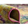 SAFAVIEH Monaco Collection Area Rug – 8′ x 10′, Pink & Multi, Boho Chic Abstract Watercolor Design, Non-Shedding & Easy Care, Ideal for High Traffic Areas in Living Room, Bedroom (MNC225D)(Pink/Multi)