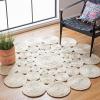 SAFAVIEH Natural Fiber Collection Area Rug – 3′ Round, Natural, Handmade Boho Charm Farmhouse Jute, Ideal for High Traffic Areas in Living Room, Bedroom (NF363A)(Brown)