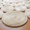 SAFAVIEH Natural Fiber Collection Area Rug – 3′ Round, Natural, Handmade Boho Charm Farmhouse Jute, Ideal for High Traffic Areas in Living Room, Bedroom (NF363A)(Ivory)