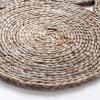 SAFAVIEH Natural Fiber Collection Area Rug – 3′ Round, Natural, Handmade Boho Charm Farmhouse Jute, Ideal for High Traffic Areas in Living Room, Bedroom (NF363A)(Grey)